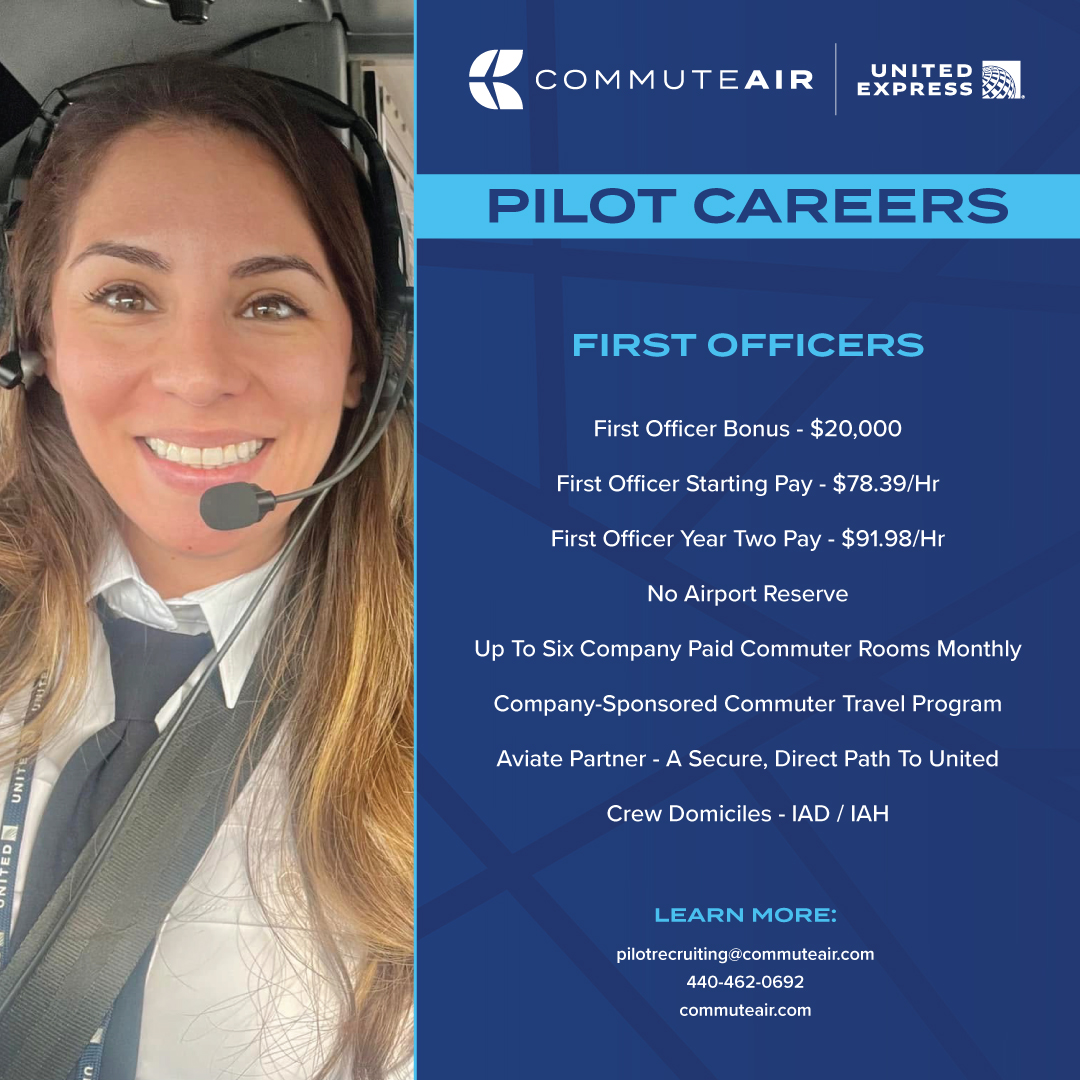 CommuteAir - First Officers