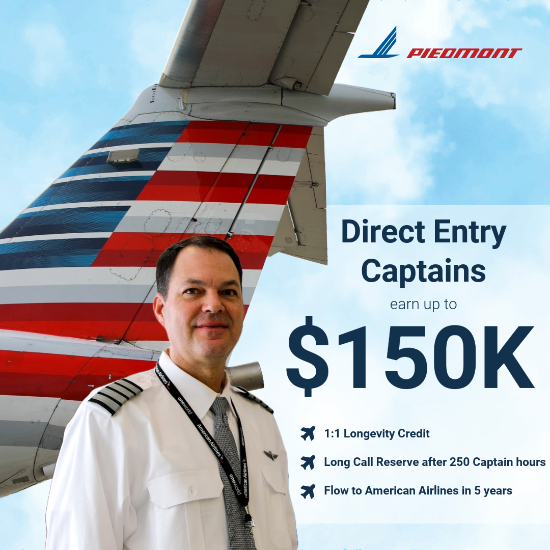 Piedmont Airlines - Pilot Experience Bonus