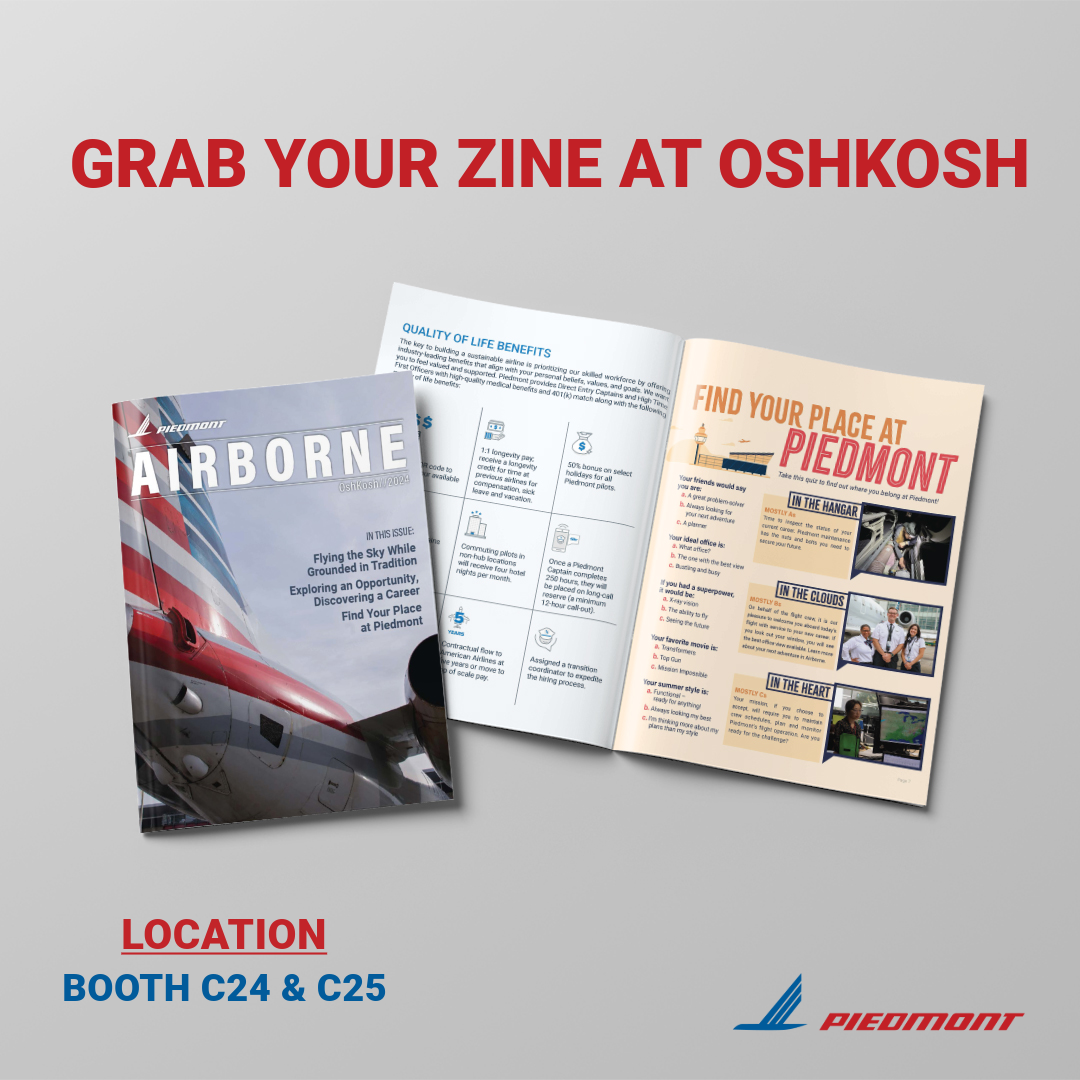 Piedmont Airlines - OshKosh Zine